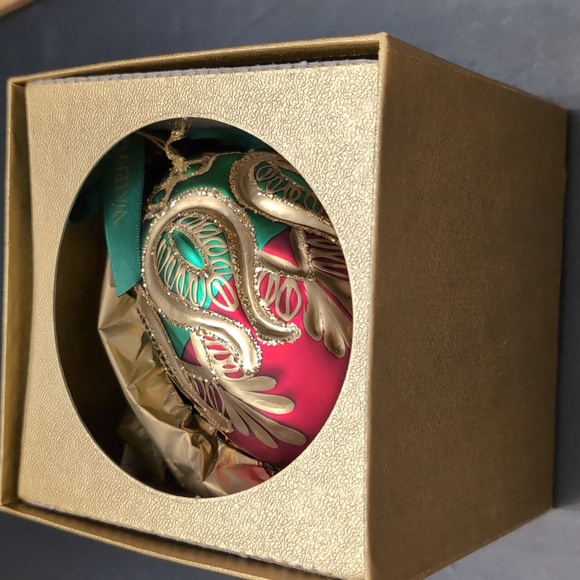 VGT,Waterford Holiday Heirlooms Green/Red Ornament. - Picture 13 of 13